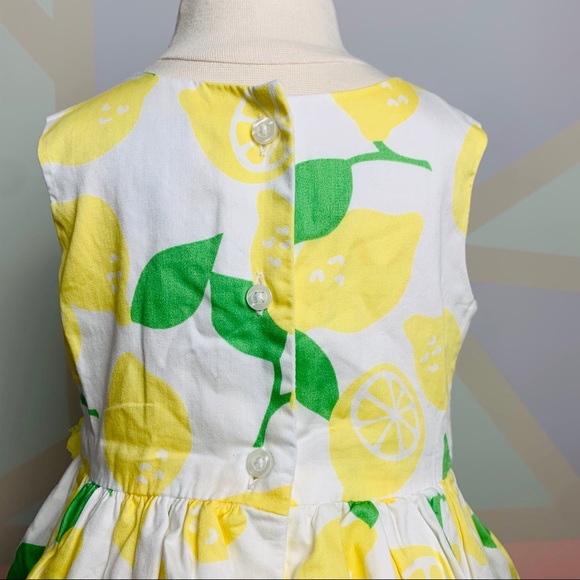 Baby girl lemon printed dress  🍋🍋🍋🍋 - Picture 3 of 8